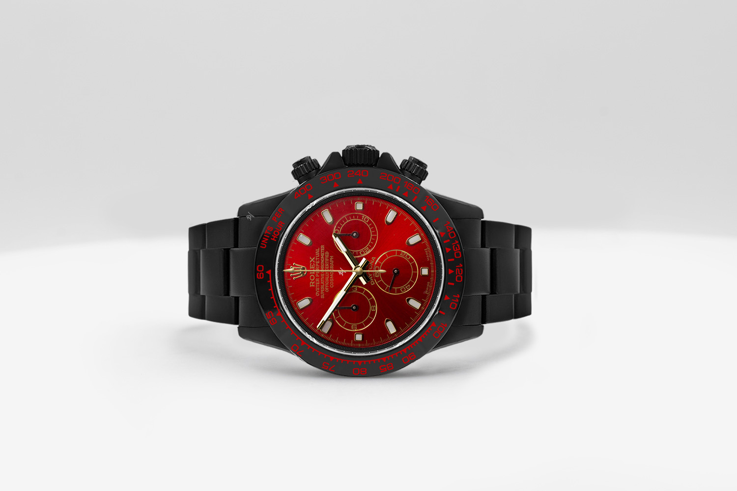 Rolex daytona red titan price top