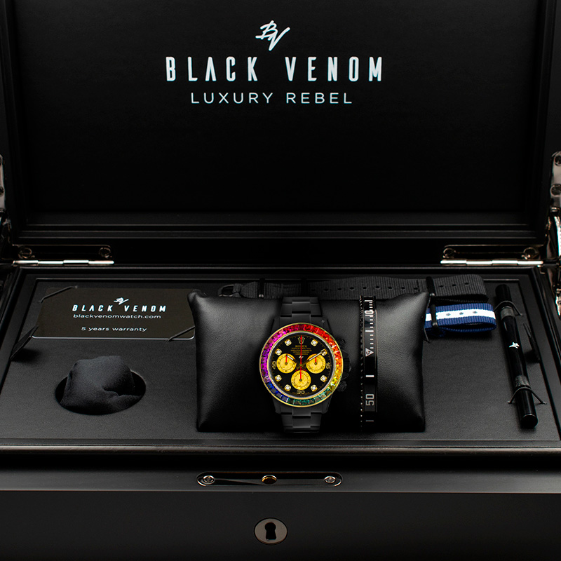 Rolex black rainbow new arrivals