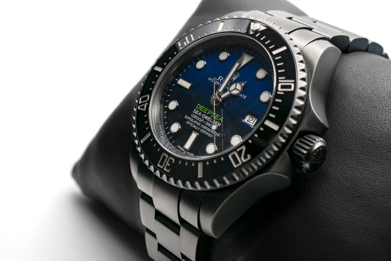 Deepsea black rolex best sale