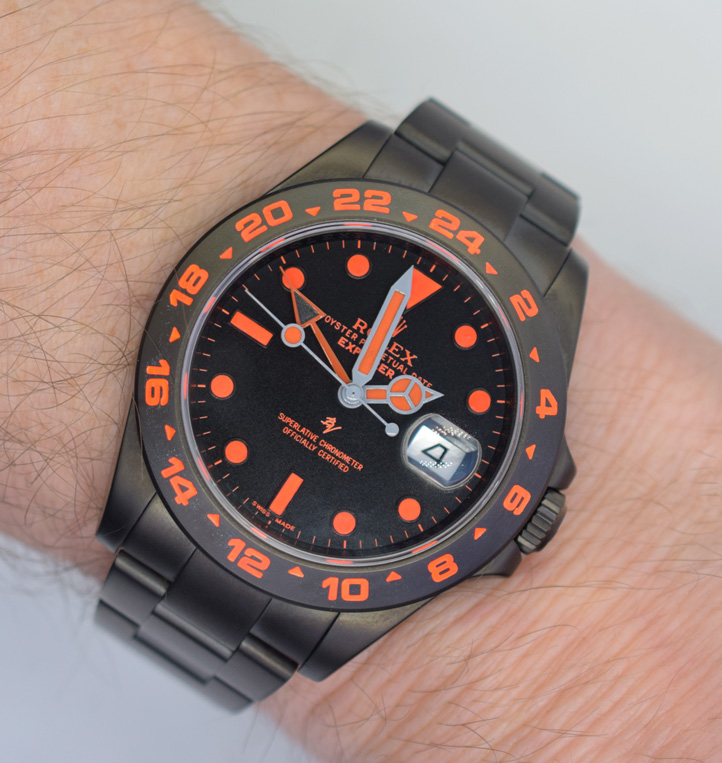 Rolex explorer new arrivals black venom