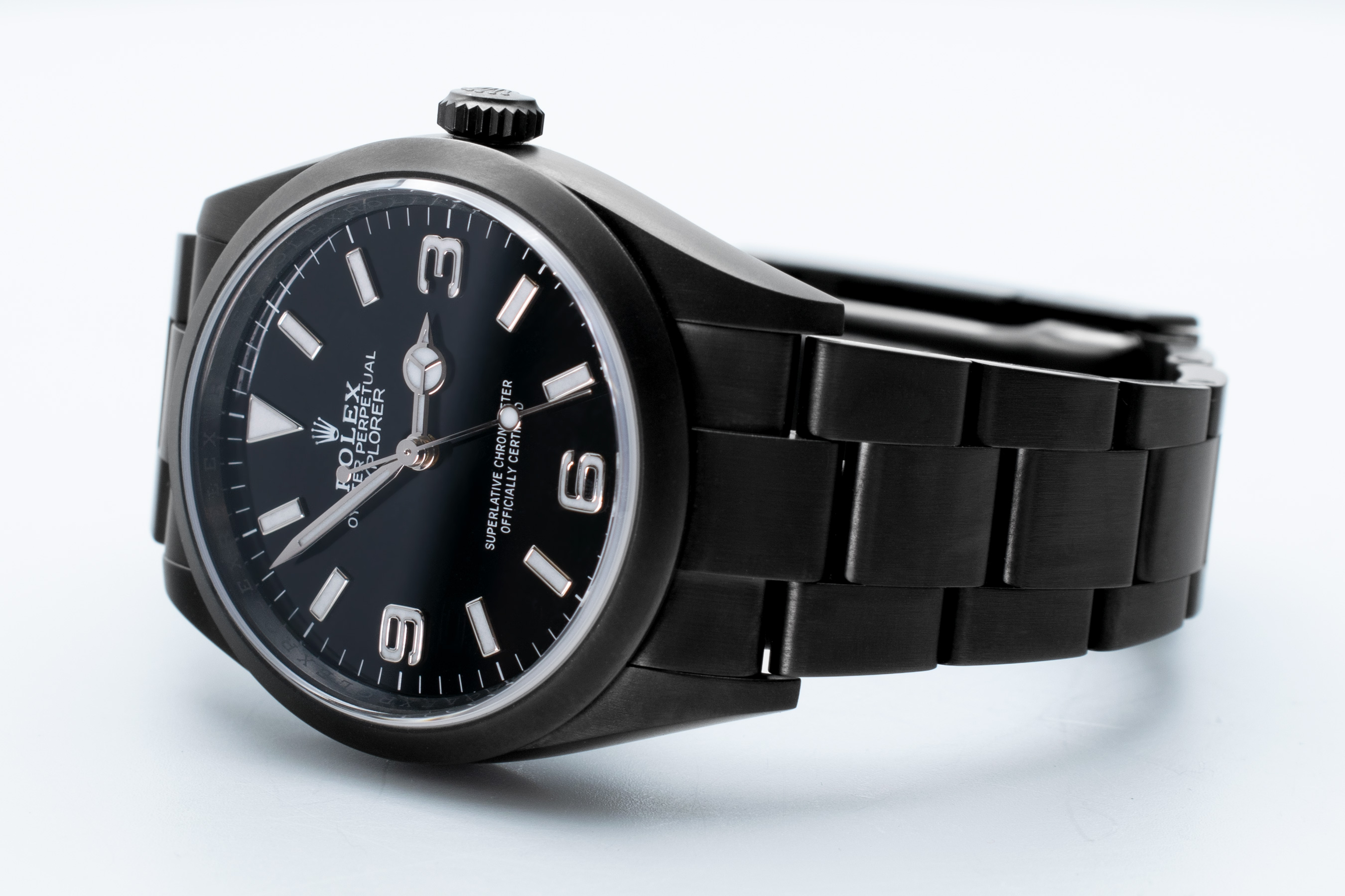 Rolex explorer black on sale venom