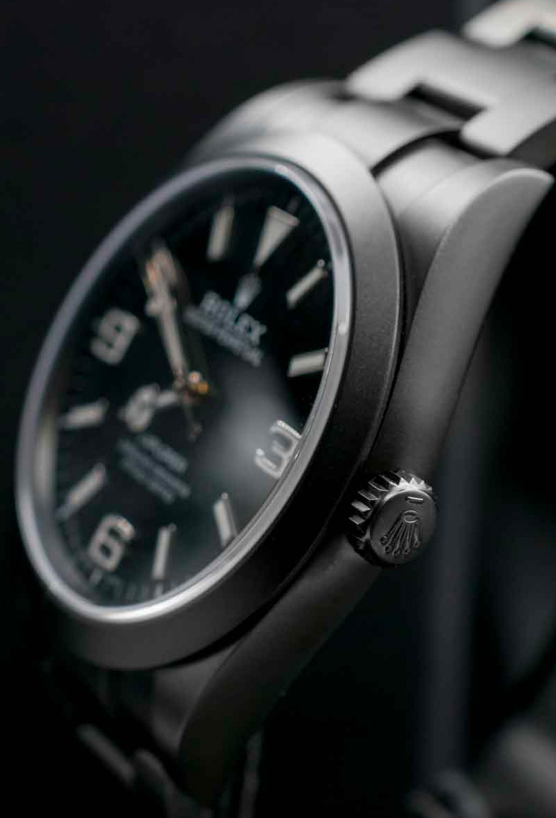 Rolex explorer black best sale venom