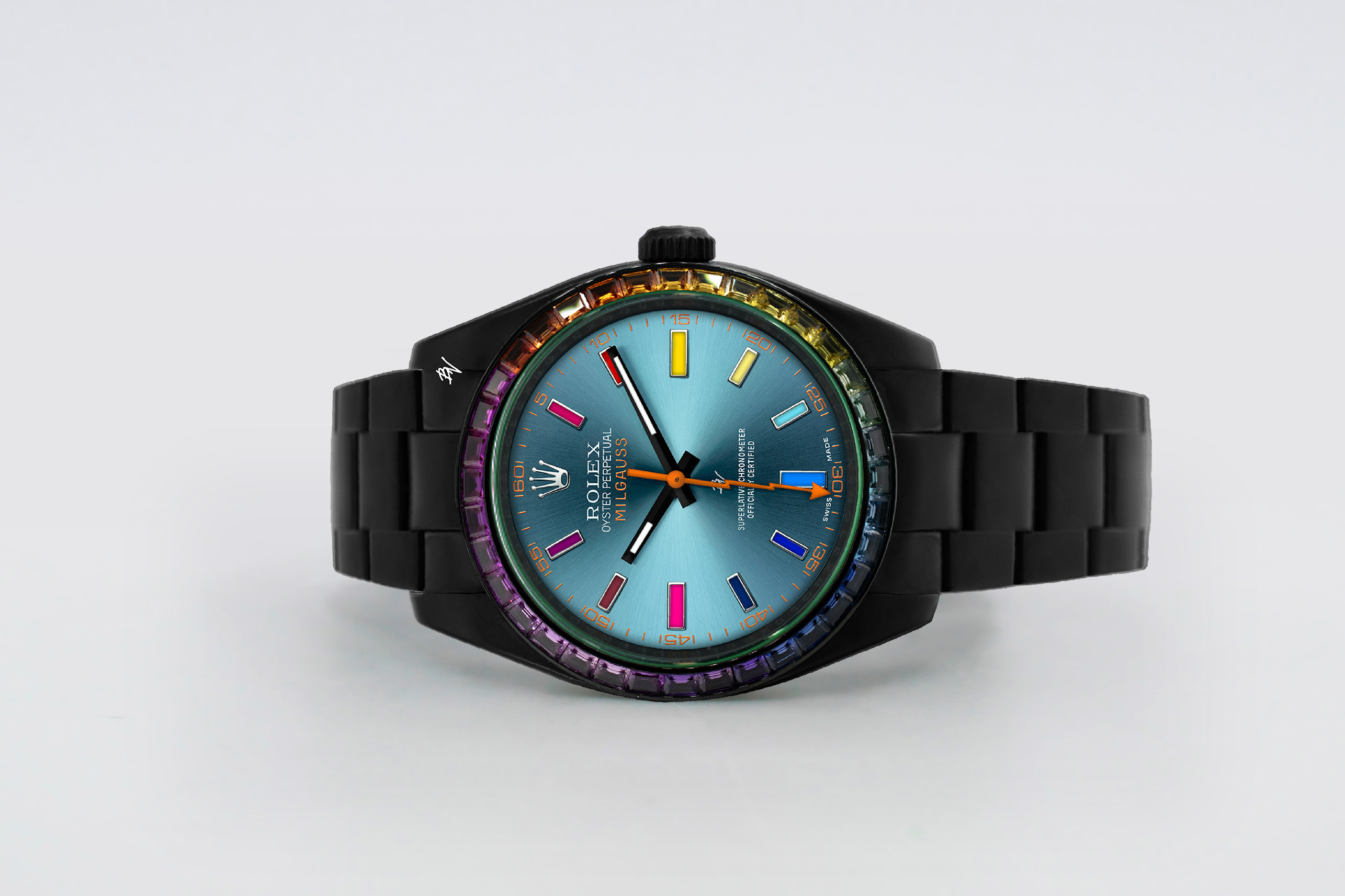 Rolex rainbow Limited Edition Black Venom Dlc Pvd Black Venom Luxury Rebel