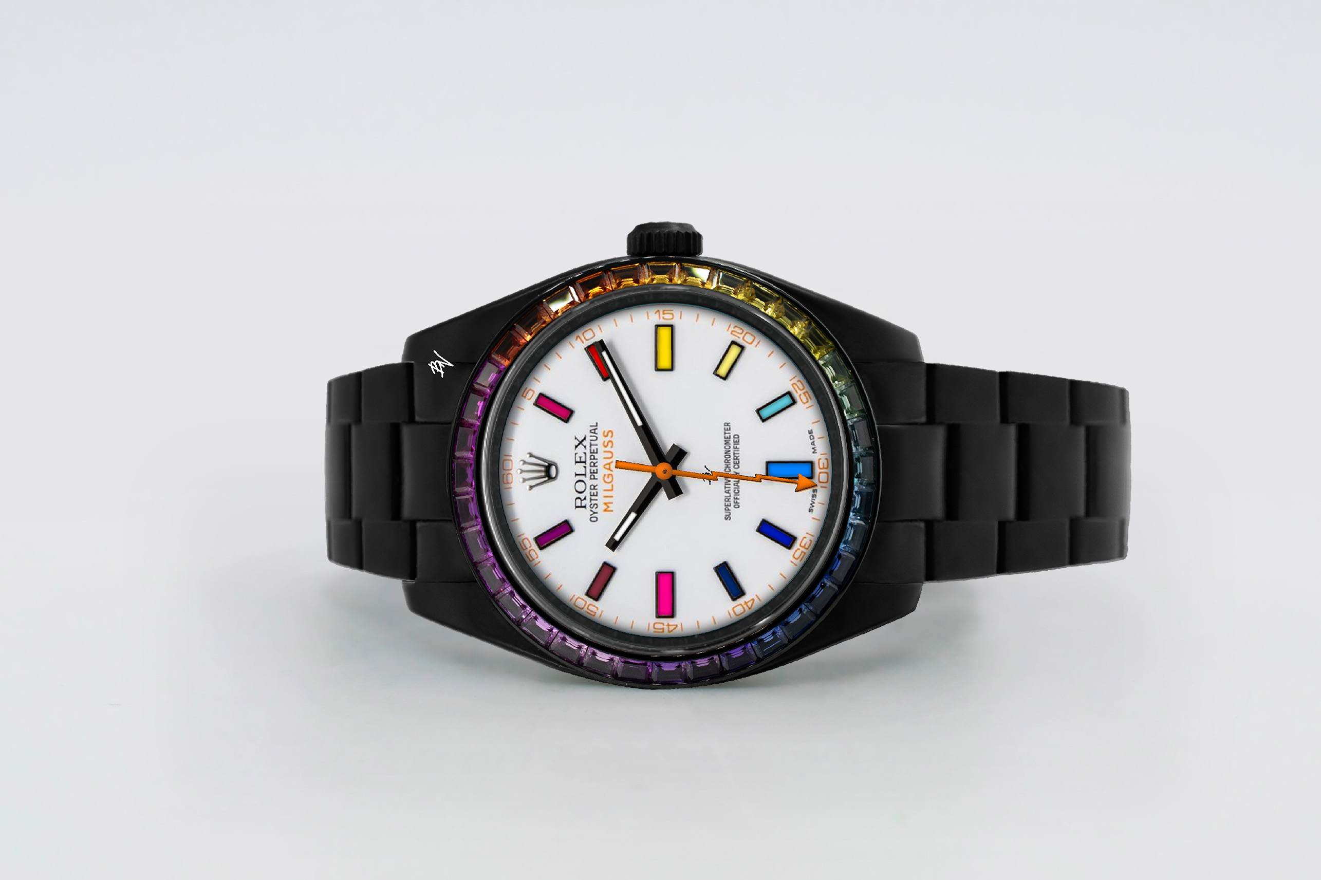 Rolex milgauss rainbow mk1 store