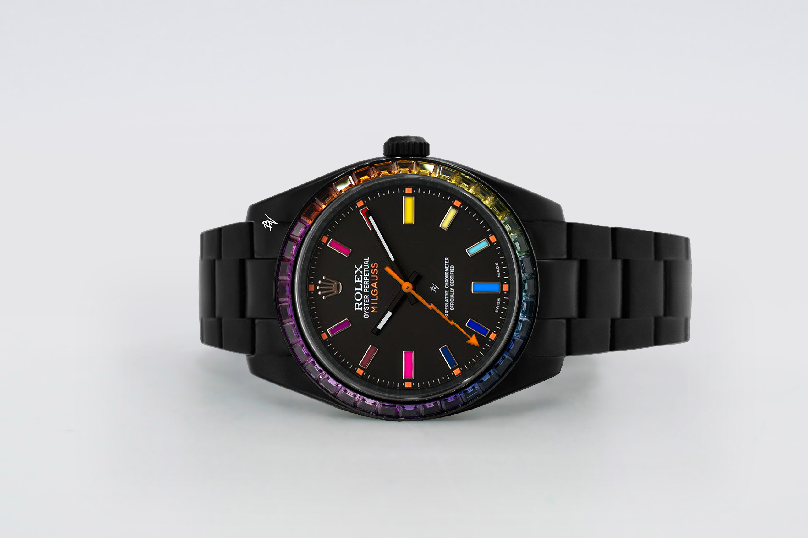 Rolex shop milgauss rainbow