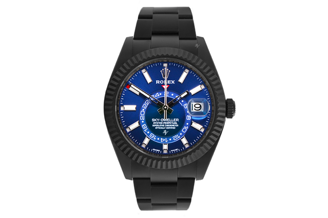 Rolex dweller blue shop