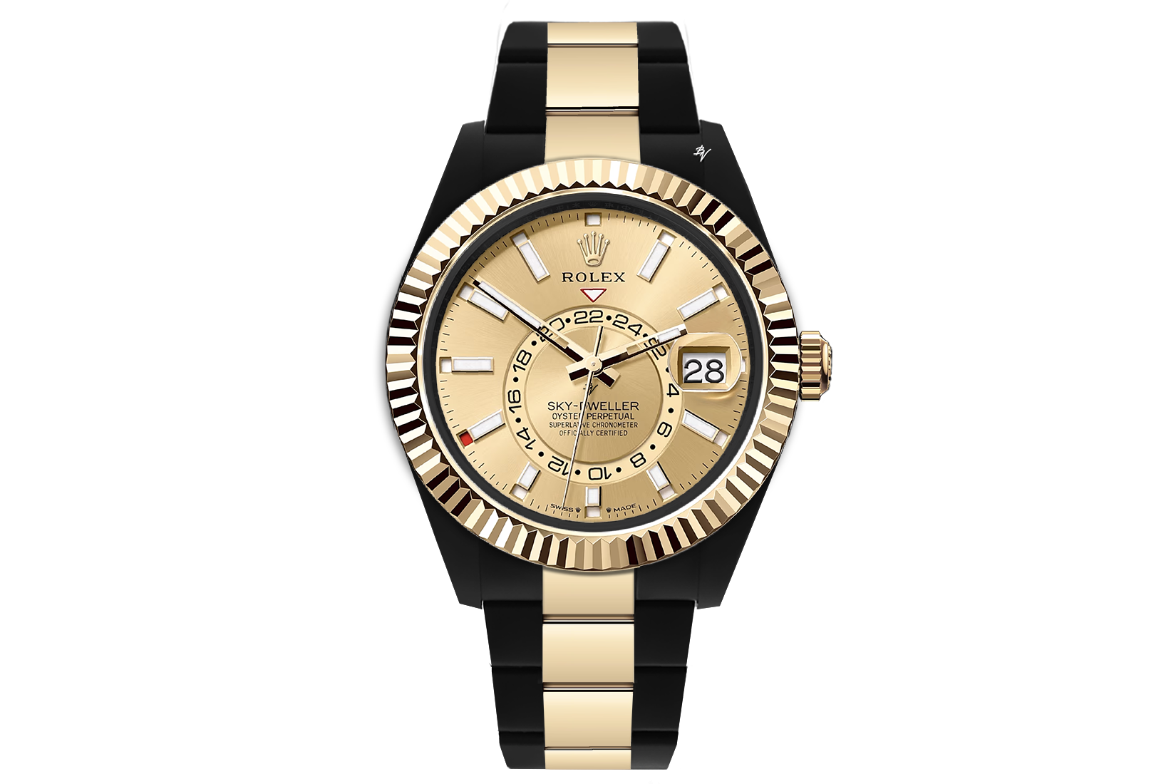 Sky dweller stahl gold hot sale