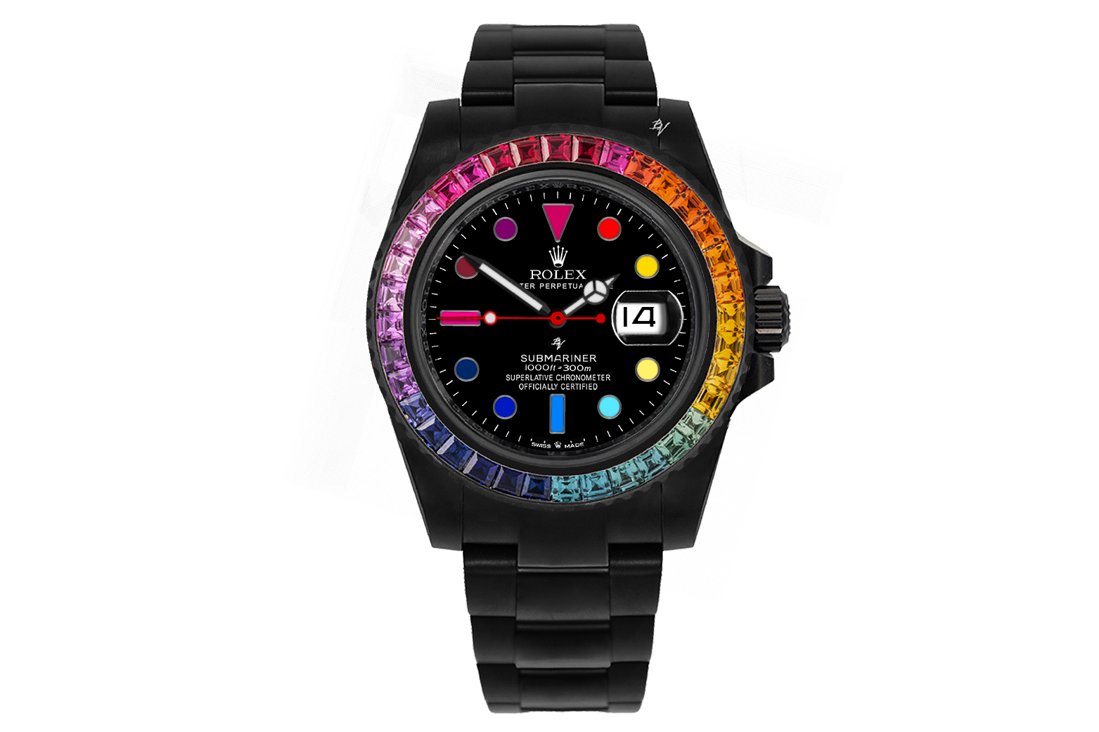 Rolex Limited Edition 5 Black Venom Dlc Pvd Black Venom