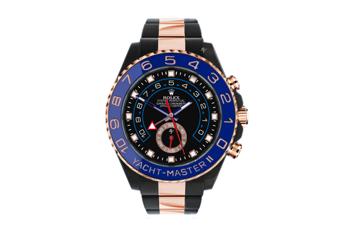 Yacht master 2 black sale