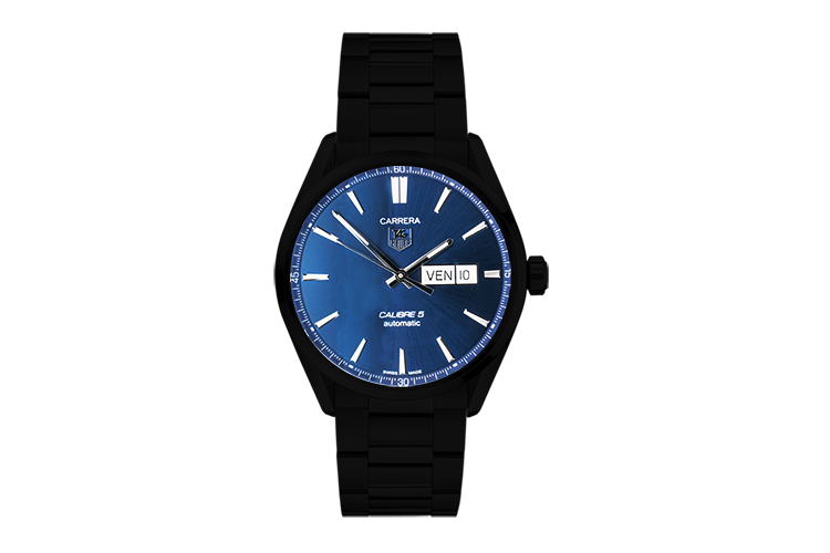 Tag heuer carrera store calibre 5 black