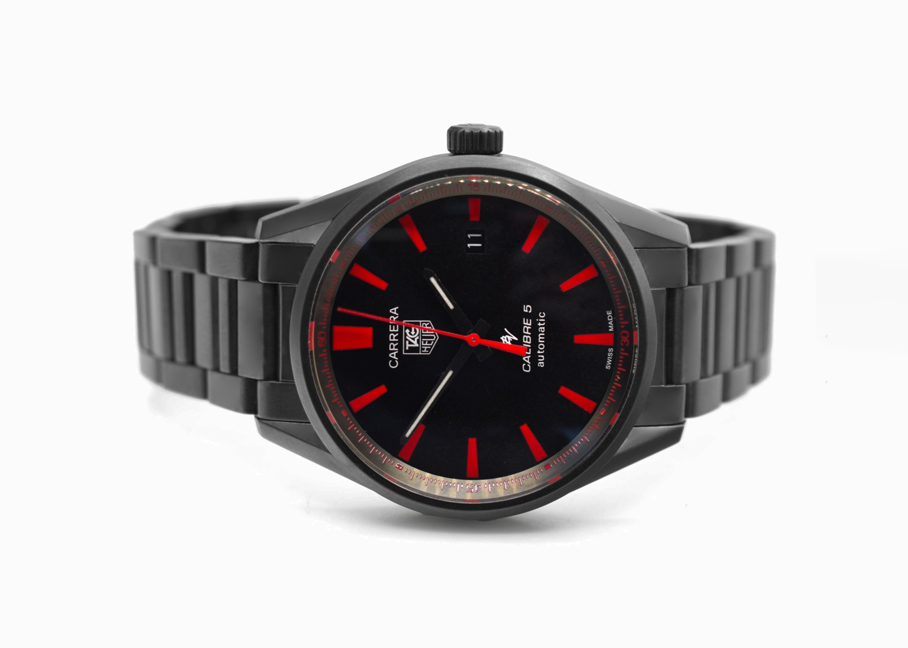 Tag Heuer CARRERA Calibre 5 automatico Black Venom Limited Edition 10 Black Venom Luxury Rebel