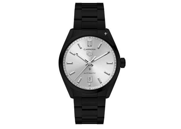Tag heuer carrera black dial on sale