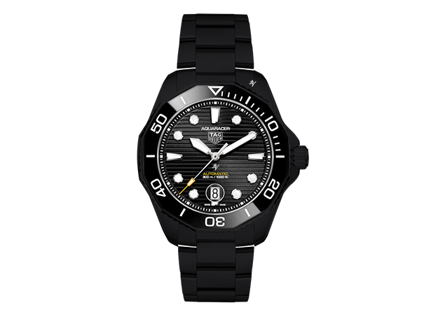 Tag aquaracer black dial on sale