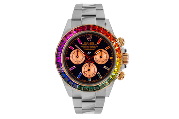 Rolex Rainbow rose gold details Limited edition Black Venom Black Venom