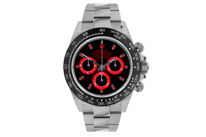 Rolex Red - Limited Edition - Black Venom Custom | Black Venom Luxury Rebel