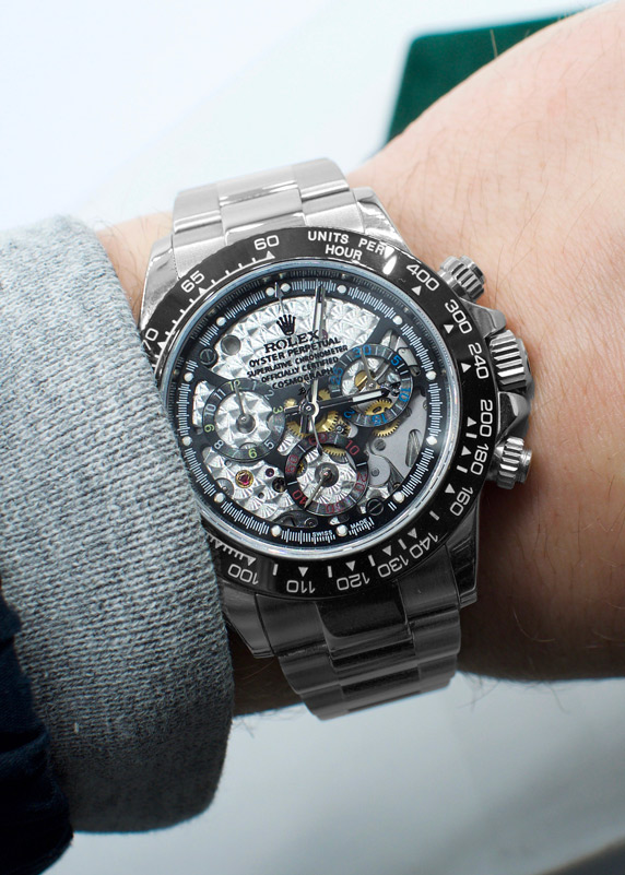 Rolex oyster perpetual skeleton outlet