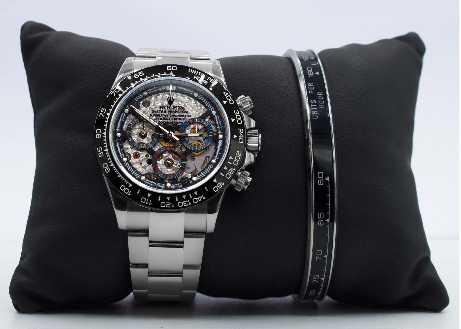 Skeleton watch store rolex
