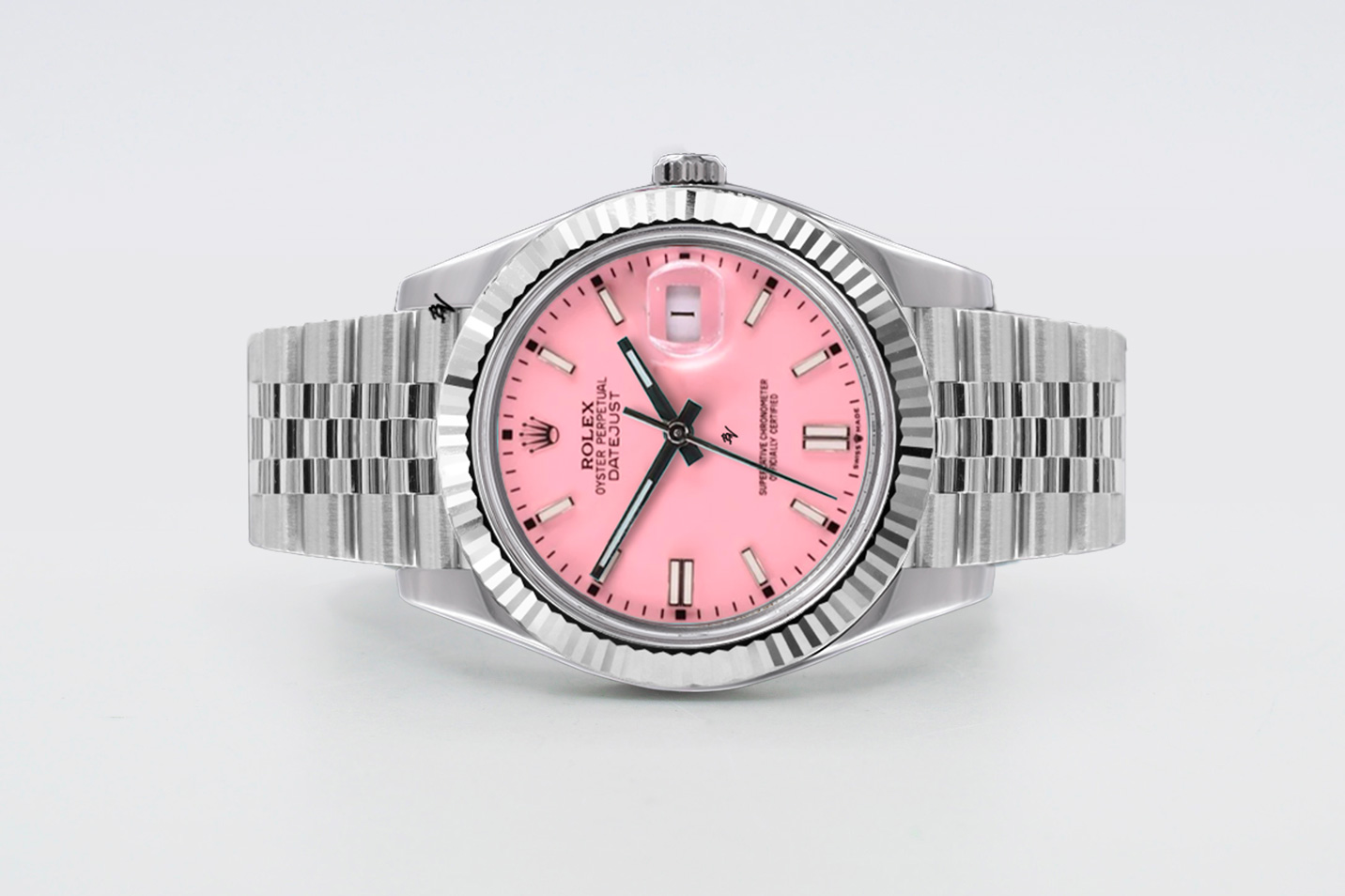 Rolex Rolex Datejust 36mm With Custom pink dial Black Venom