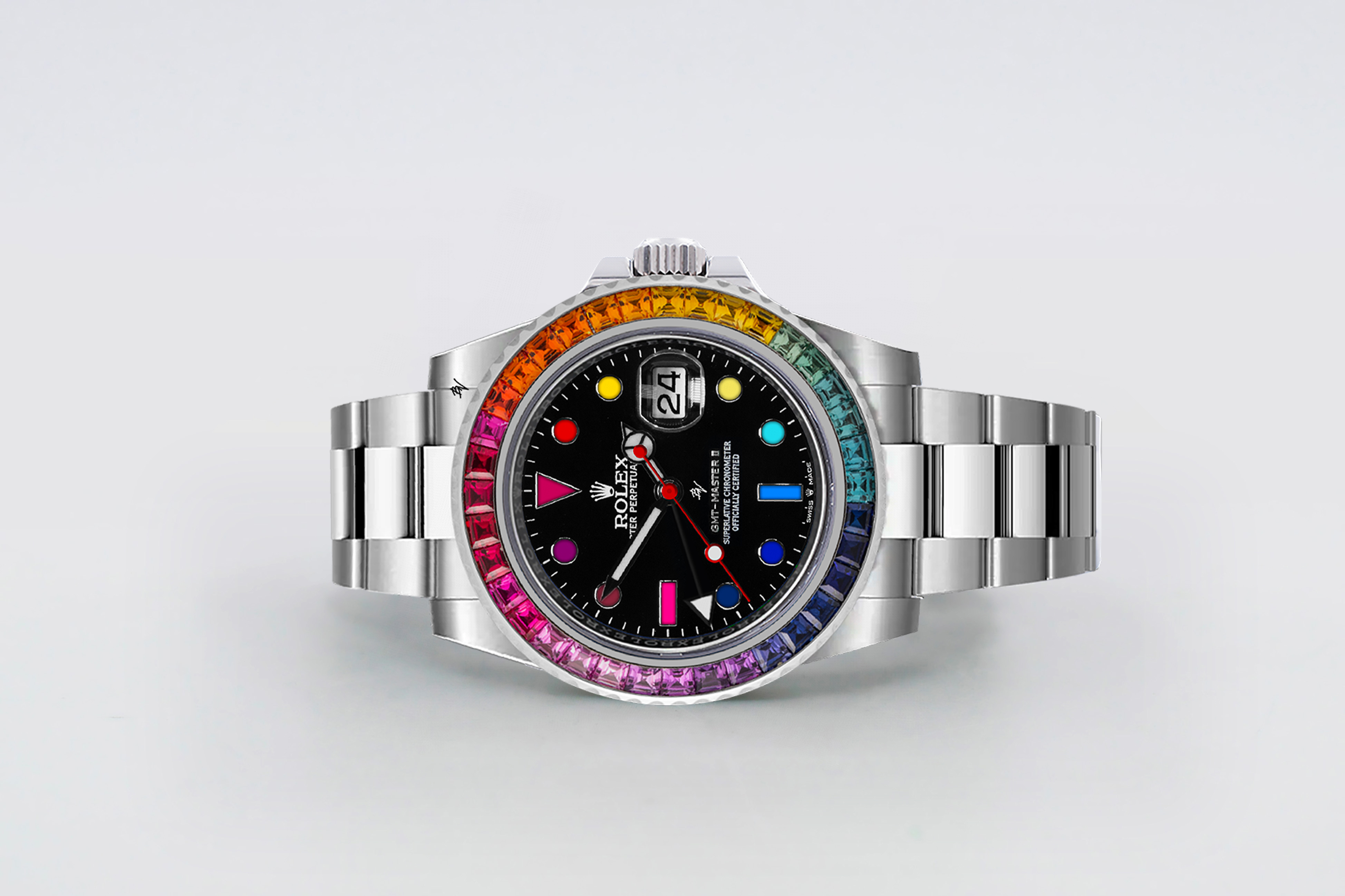 Rainbow gmt rolex deals