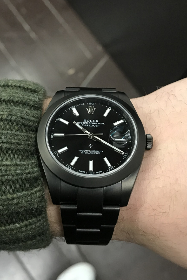 Rolex 126300 Black Venom Limited Edition 35 Black Venom Luxury Rebel