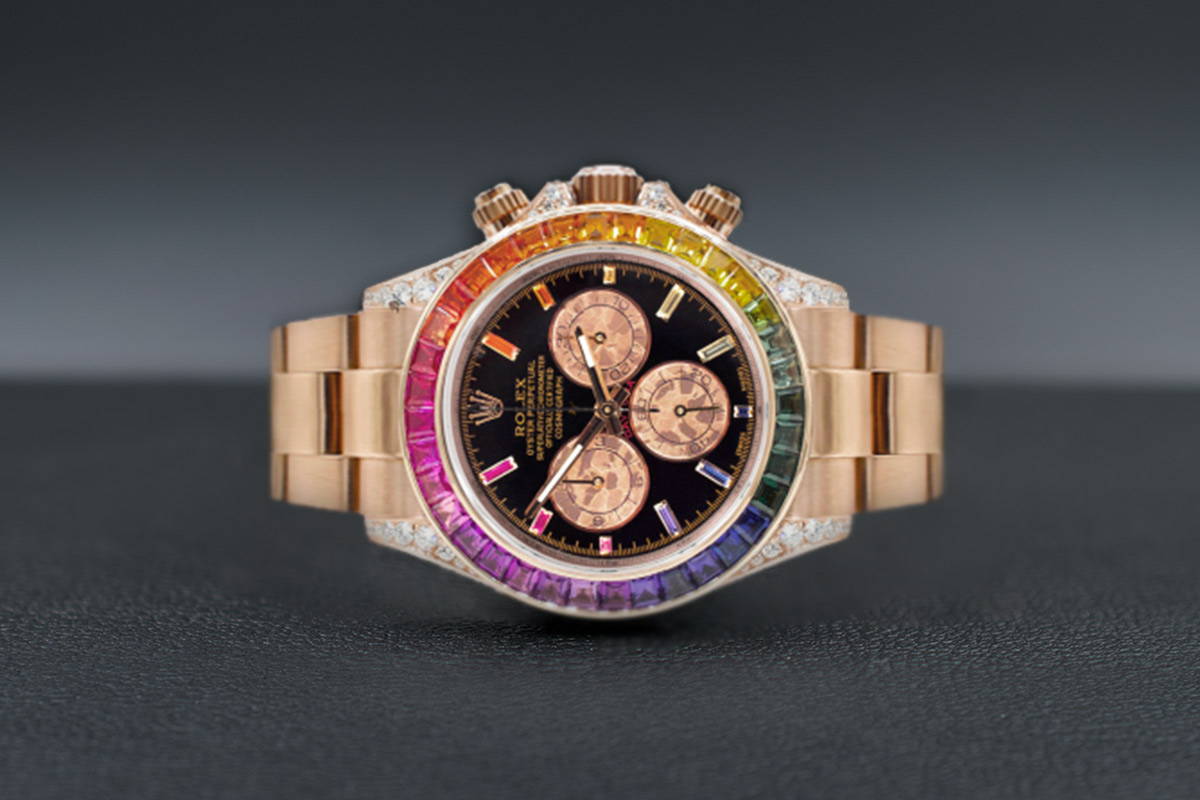 Rolex Bright rainbow - Limited edition /10 Black Venom | Black Venom Luxury  Rebel