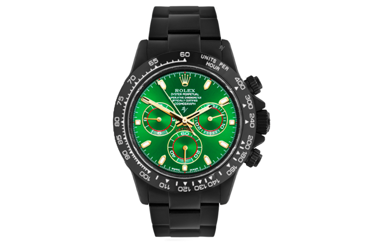 rolex black green