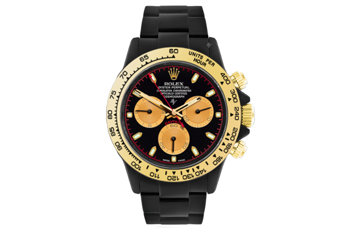 Rolex watches online black and gold
