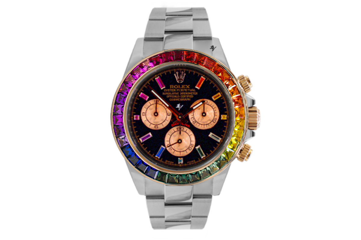 rolex rainbow edition