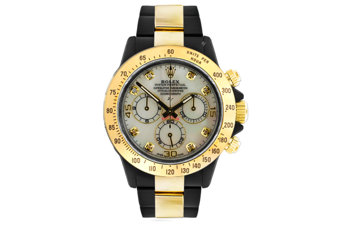 Rolex daytona pearl face top