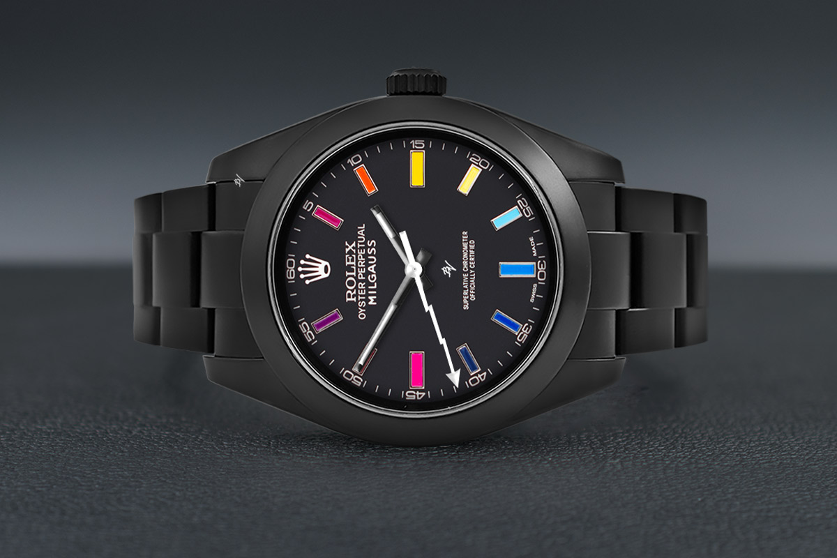 rolex milgauss black venom limited edition