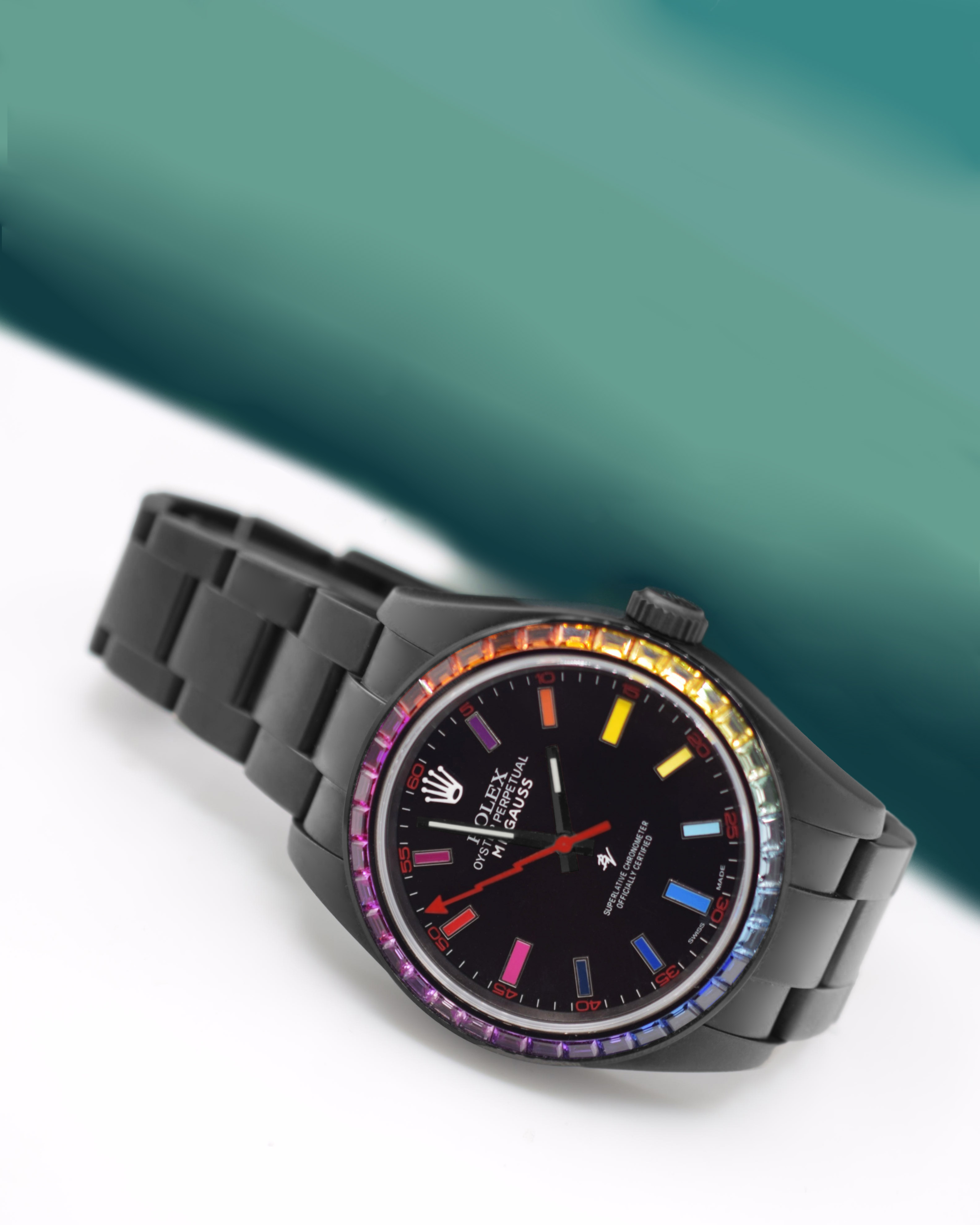 rolex milgauss dlc