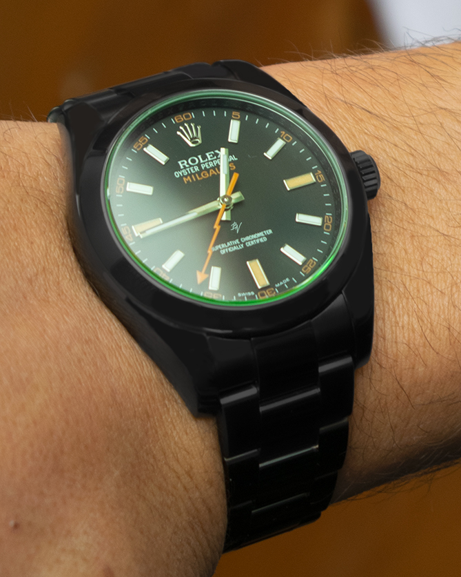 Rolex milgauss black venom limited edition sale