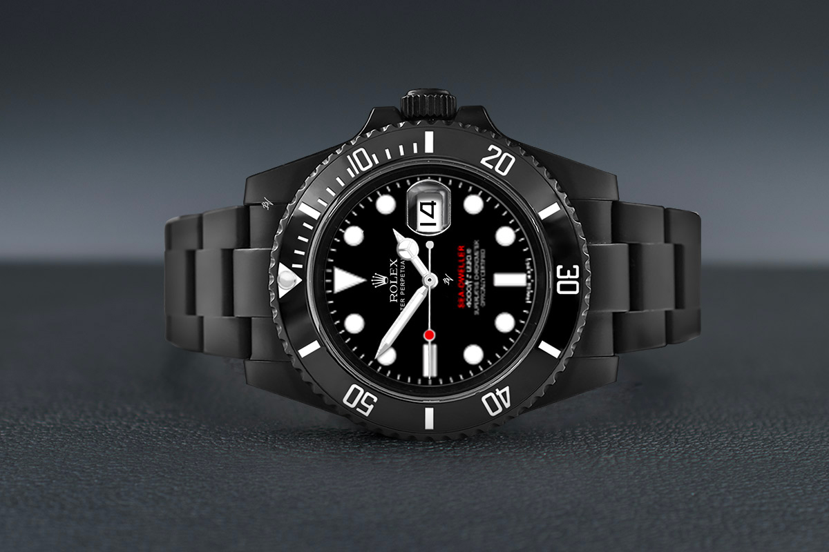 rolex sea dweller black limited edition