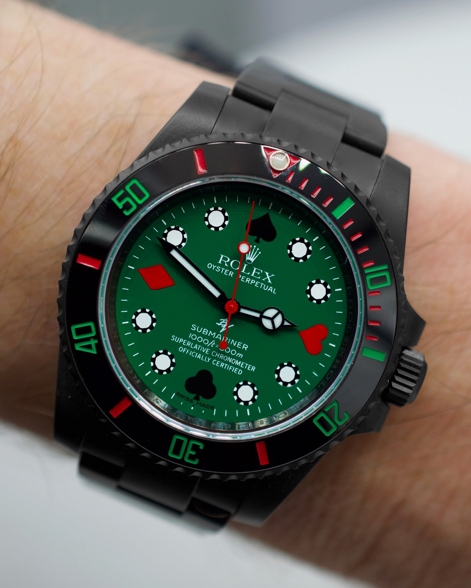 Rolex 114060 Black Venom - Poker 