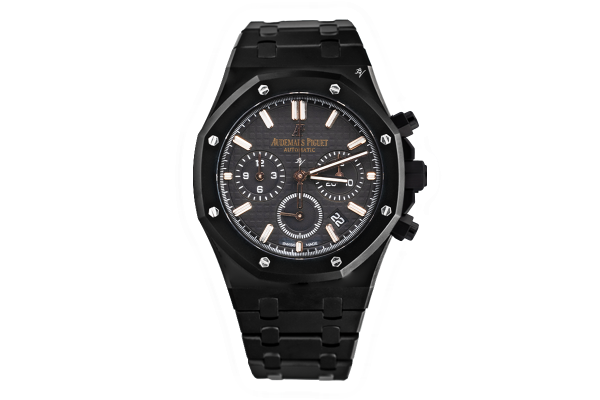 Audemars piguet royal oak chronograph black dial cheap