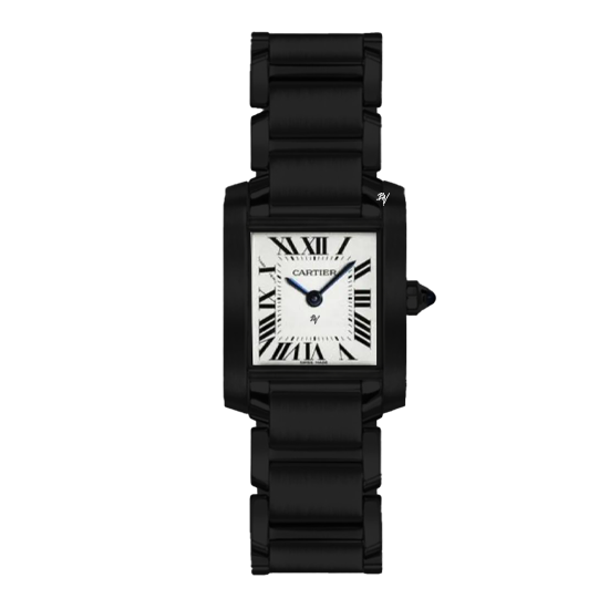 Cartier  TANK FRANÃ‡AISE  Limited Edition /10  Black Venom Dlc - Pvd