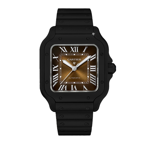 Cartier Santos  Santos Limited Edition /10 Black Venom Dlc - Pvd