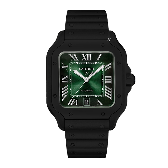 Cartier Santos  Santos Limited Edition /10 Black Venom Dlc - Pvd