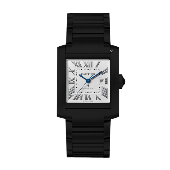Cartier  TANK FRANÃ‡AISE  Limited Edition /10  Black Venom Dlc - Pvd