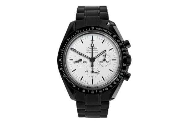 Moonwatch Speedmaster White dial  Limited Edition /5 Black Venom Dlc - Pvd