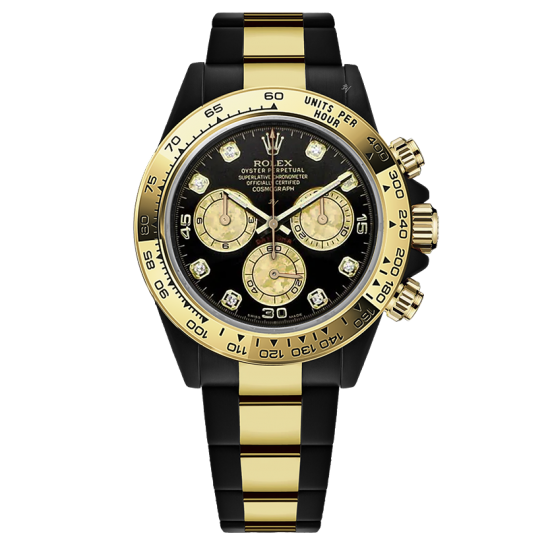 Rolex Cosmograph Daytona Black Diamond - Limited edition /35 Black Venom Dlc - Pvd