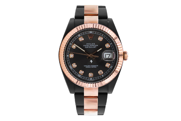 Steel Rose Gold - black diamond - Limited Edition /35  Black Venom Dlc - Pvd