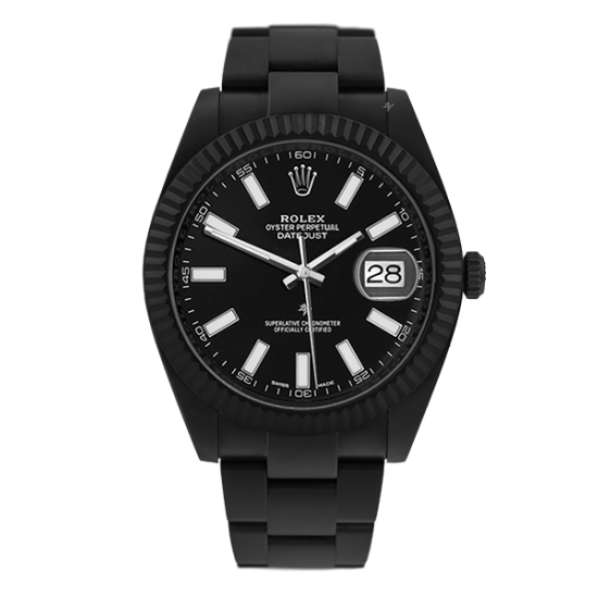 Black rolex online watch