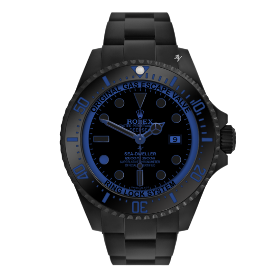 Rolex 116660 Black Venom Blue Dot Limited Edition Black Venom Luxury Rebel