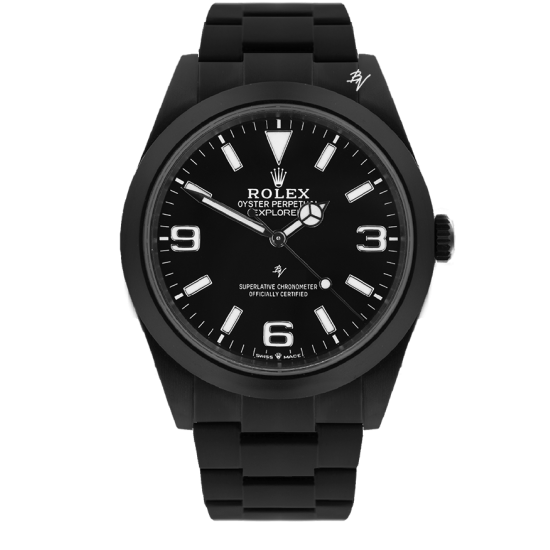 Rolex Explorer Limited Edition /35 Black Venom Dlc - Pvd