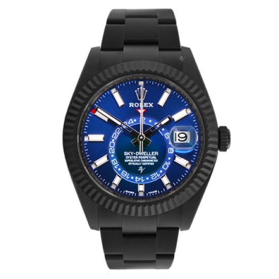 Rolex Sky-Dweller Blue - Limited Edition /35 Black Venom Dlc - Pvd