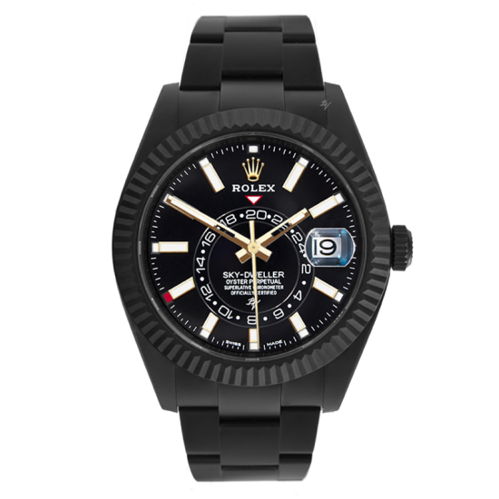 Rolex Sky-Dweller Black Yellow Gold Dial - Limited Edition /10 Black Venom Dlc - Pvd