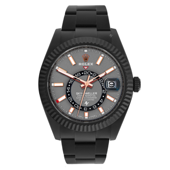 Rolex sky dweller black price on sale