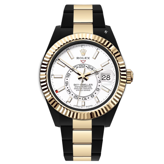 Rolex Sky-Dweller WHITE - Limited Edition /35 Black Venom Dlc - Pvd