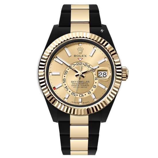 Rolex Sky-Dweller Gold - Limited Edition /35 Black Venom Dlc - Pvd